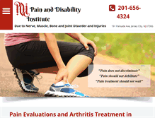 Tablet Screenshot of painanddisability.org